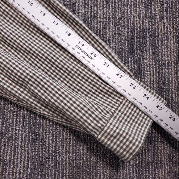 Polo Ralph Lauren McMeel Green Plaid Button Front XXL Shirt 100% Cotton Casual - Picture 13 of 14